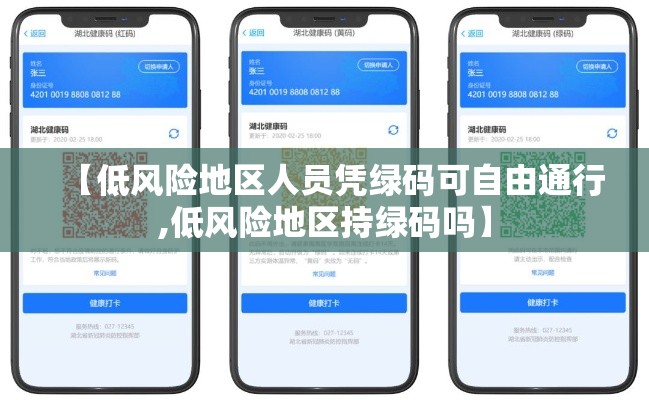 【低风险地区人员凭绿码可自由通行,低风险地区持绿码吗】