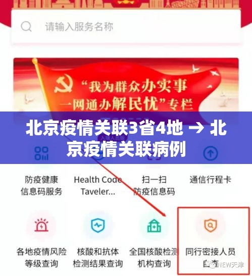北京疫情关联3省4地 → 北京疫情关联病例