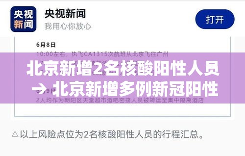 北京新增2名核酸阳性人员 → 北京新增多例新冠阳性