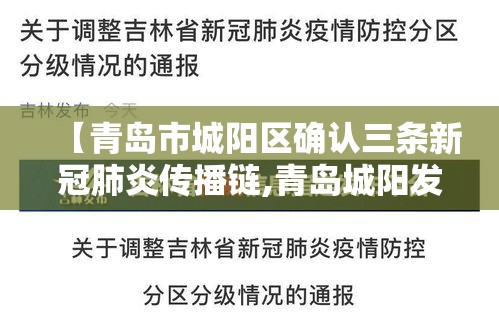 【青岛市城阳区确认三条新冠肺炎传播链,青岛城阳发现冠状病毒】