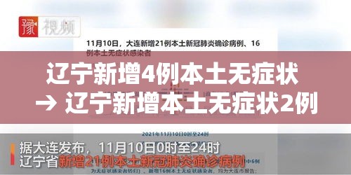 辽宁新增4例本土无症状 → 辽宁新增本土无症状2例