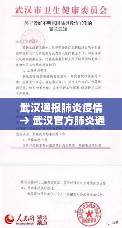 武汉通报肺炎疫情 → 武汉官方肺炎通报