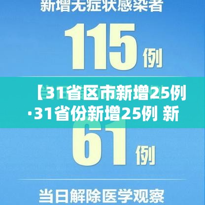 【31省区市新增25例·31省份新增25例 新闻】