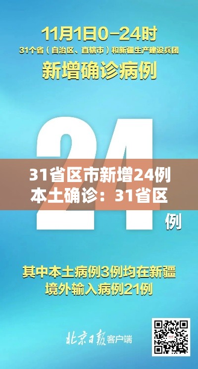 31省区市新增24例本土确诊：31省区市新增20例本土确诊病例