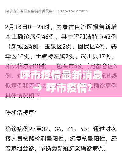 呼市疫情最新消息 → 呼市疫情?