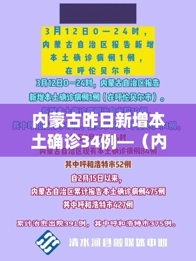 内蒙古昨日新增本土确诊34例—(内蒙古新增1例本土确诊g) 内蒙古昨日新增本土确诊34例—(内蒙古新增1例本土确诊g)