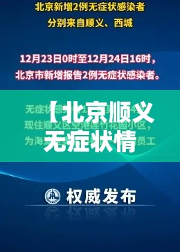 【北京顺义无症状情况·北京顺义无症状感染者】