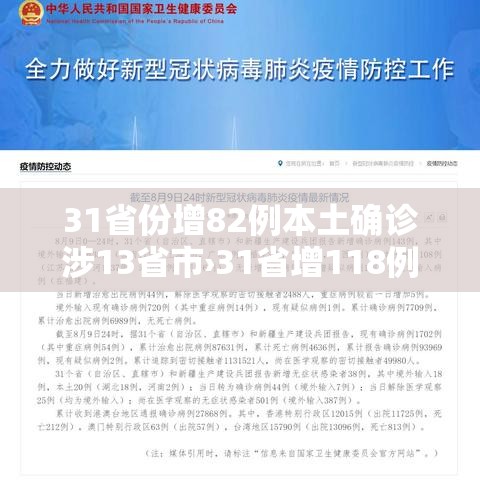 31省份增82例本土确诊涉13省市›31省增118例确诊 本土106例 31省份增82例本土确诊涉13省市›31省增118例确诊 本土106例