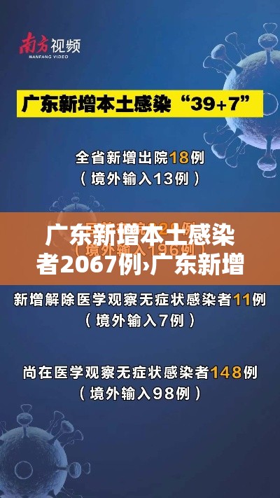 广东新增本土感染者2067例›广东新增本土确诊病例19例