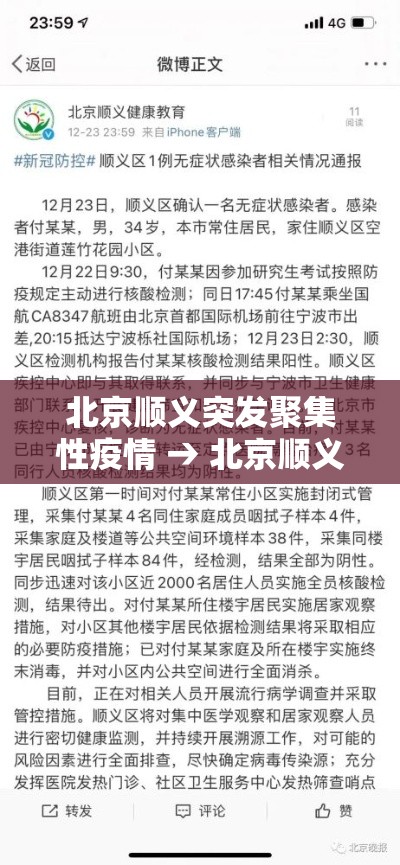 北京顺义突发聚集性疫情 → 北京顺义突发聚集性疫情最新消息 北京顺义突发聚集性疫情 → 北京顺义突发聚集性疫情最新消息