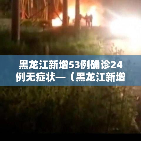 黑龙江新增53例确诊24例无症状—（黑龙江新增68例确诊 新增85例无症状）