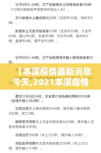 【本溪疫情最新消息今天,2021本溪疫情最新令】