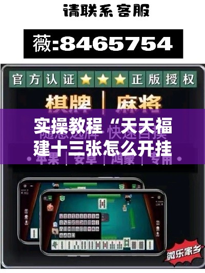 实操教程“天天福建十三张怎么开挂(辅助神器)开挂详细教程 实操教程“天天福建十三张怎么开挂(辅助神器)开挂详细教程