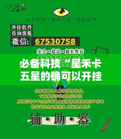 必备科技“星禾卡五星的确可以开挂”透视开挂辅助教程