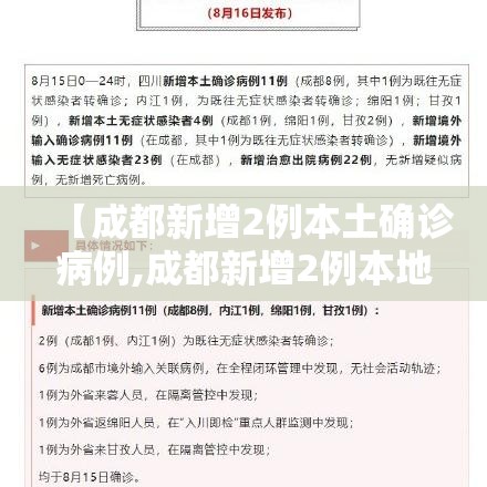 【成都新增2例本土确诊病例,成都新增2例本地确诊】