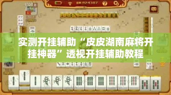 实测开挂辅助“皮皮湖南麻将开挂神器	”透视开挂辅助教程