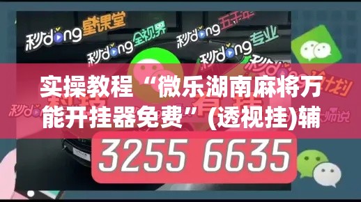 实操教程“微乐湖南麻将万能开挂器免费	”(透视挂)辅助透视教程