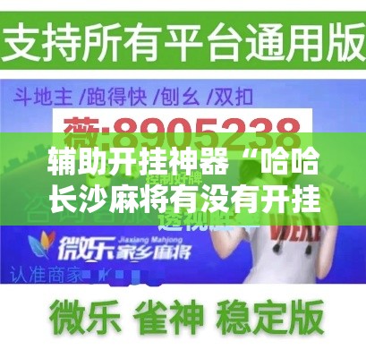 辅助开挂神器“哈哈长沙麻将有没有开挂吗”透视开挂辅助教程