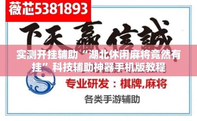 实测开挂辅助“湖北休闲麻将竟然有挂”科技辅助神器手机版教程