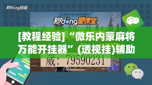 [教程经验]“微乐内蒙麻将万能开挂器	”(透视挂)辅助透视教程