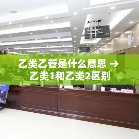 乙类乙管是什么意思 → 乙类1和乙类2区别