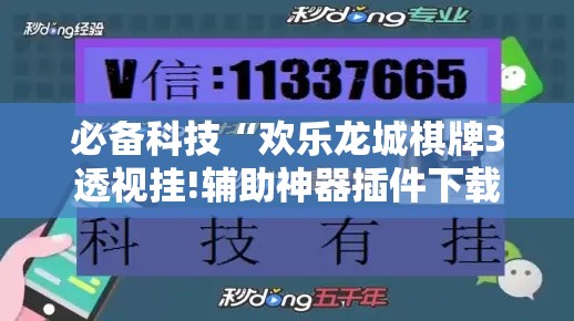 必备科技“欢乐龙城棋牌3透视挂!辅助神器插件下载