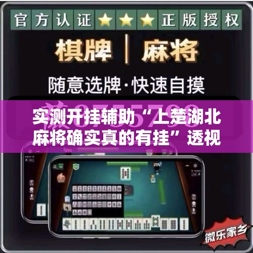 实测开挂辅助“上楚湖北麻将确实真的有挂”透视开挂辅助教程