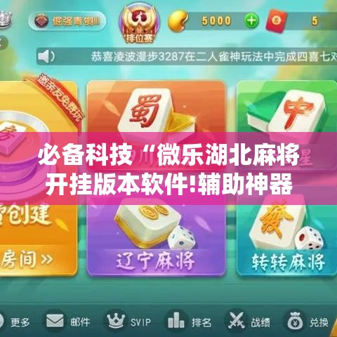 必备科技“微乐湖北麻将开挂版本软件!辅助神器插件下载 必备科技“微乐湖北麻将开挂版本软件!辅助神器插件下载