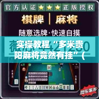 实操教程“多米贵阳麻将竟然有挂”(透视挂)辅助透视教程