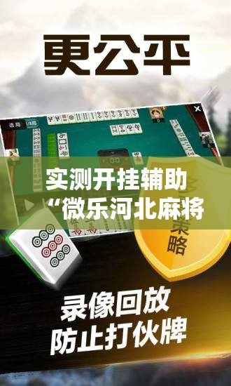 实测开挂辅助“微乐河北麻将怎么提高胜率”科技辅助神器手机版教程