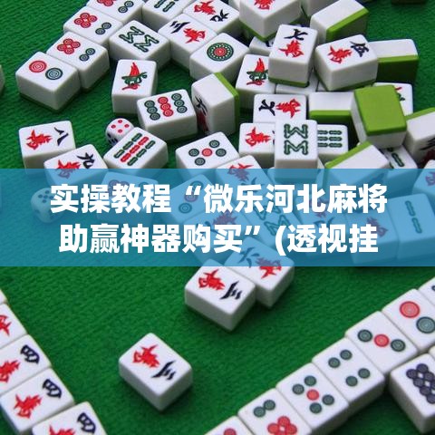 实操教程“微乐河北麻将助赢神器购买”(透视挂)辅助透视教程
