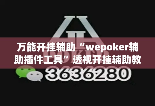 万能开挂辅助“wepoker辅助插件工具”透视开挂辅助教程