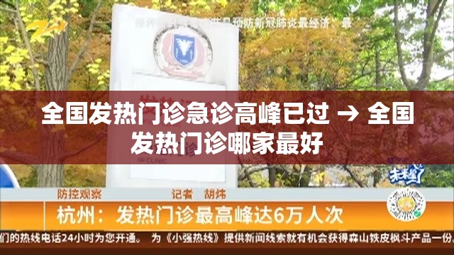全国发热门诊急诊高峰已过 → 全国发热门诊哪家最好