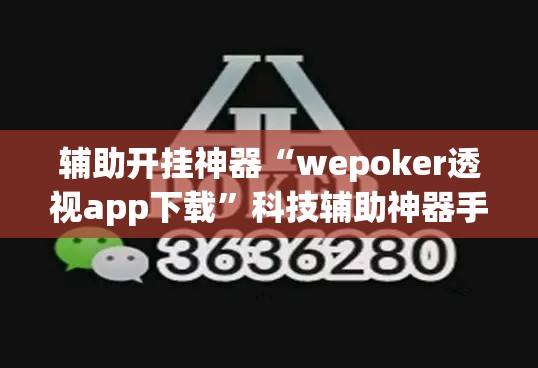 辅助开挂神器“wepoker透视app下载	”科技辅助神器手机版教程