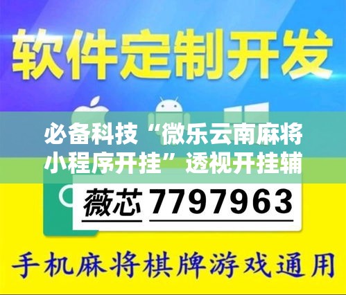 必备科技“微乐云南麻将小程序开挂”透视开挂辅助教程