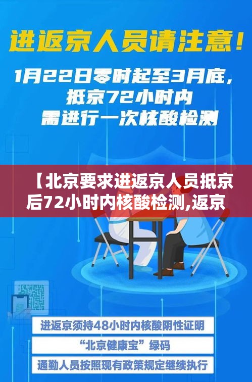 【北京要求进返京人员抵京后72小时内核酸检测,返京需要48小时核酸】
