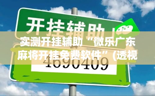 实测开挂辅助“微乐广东麻将开挂免费软件	”(透视挂)辅助透视教程