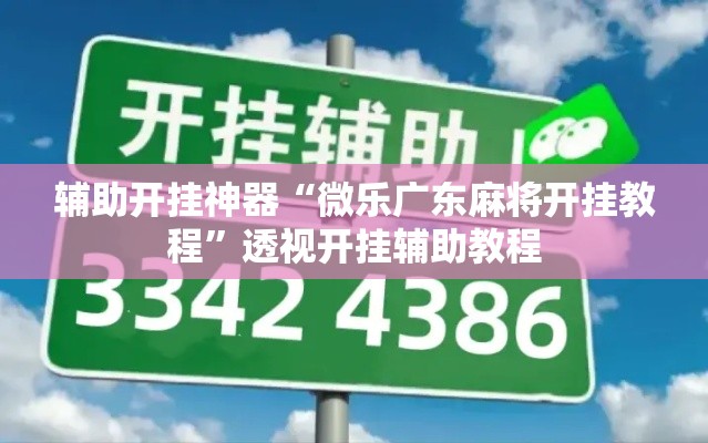 辅助开挂神器“微乐广东麻将开挂教程”透视开挂辅助教程