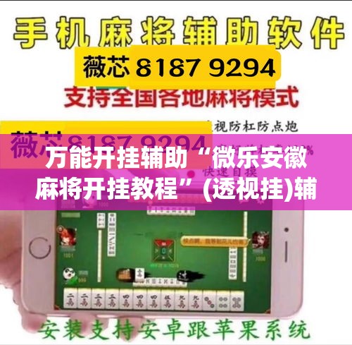 万能开挂辅助“微乐安徽麻将开挂教程”(透视挂)辅助透视教程
