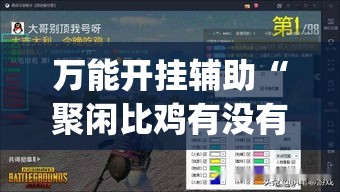 万能开挂辅助“聚闲比鸡有没有挂”(透视挂)辅助透视教程