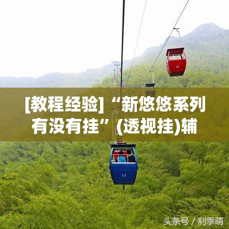 [教程经验]“新悠悠系列有没有挂”(透视挂)辅助透视教程