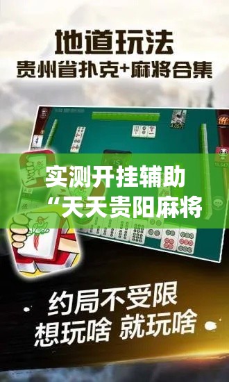 实测开挂辅助“天天贵阳麻将可以开挂吗(辅助神器)开挂详细教程 实测开挂辅助“天天贵阳麻将可以开挂吗(辅助神器)开挂详细教程