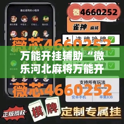 万能开挂辅助“微乐河北麻将万能开挂器免费通用版”透视开挂辅助教程