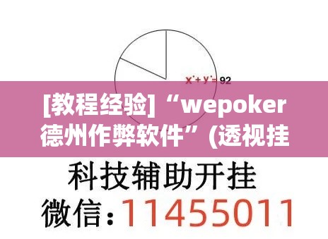 [教程经验]“wepoker德州作弊软件”(透视挂)辅助透视教程