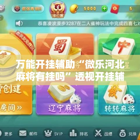 万能开挂辅助“微乐河北麻将有挂吗”透视开挂辅助教程
