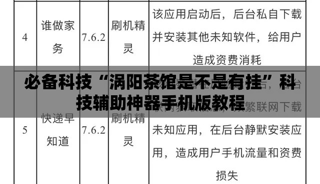 必备科技“涡阳茶馆是不是有挂	”科技辅助神器手机版教程