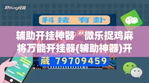 辅助开挂神器“微乐捉鸡麻将万能开挂器(辅助神器)开挂详细教程