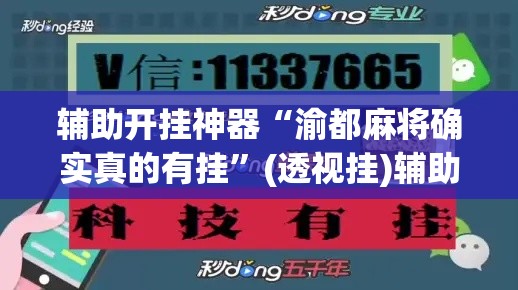辅助开挂神器“渝都麻将确实真的有挂”(透视挂)辅助透视教程