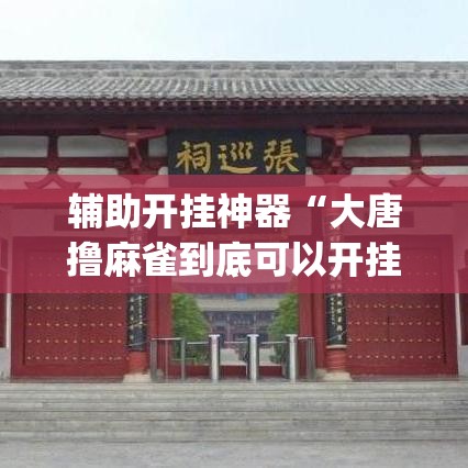 辅助开挂神器“大唐撸麻雀到底可以开挂吗”(透视挂)辅助透视教程