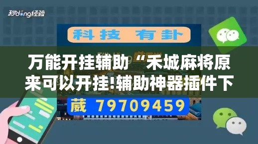 万能开挂辅助“禾城麻将原来可以开挂!辅助神器插件下载 万能开挂辅助“禾城麻将原来可以开挂!辅助神器插件下载